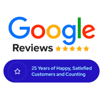 25 years - Bergey Creative Group 5 Star Google Reviews