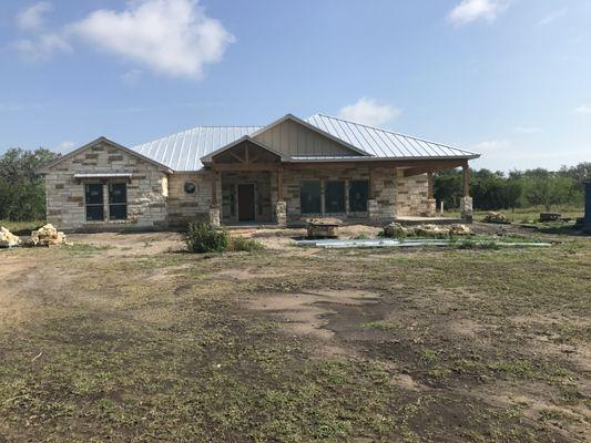 Hill country home.