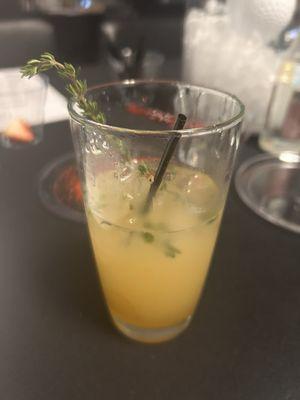 Yuzu Sparkler- 2nd drink gin based