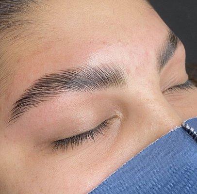 Brow lamination