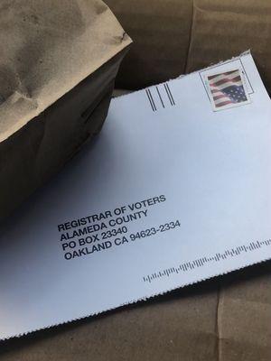 Absentee ballot