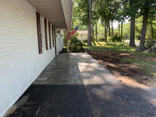 Paver walkway