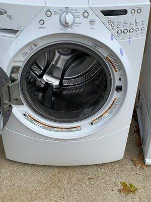 Front load washer $150 plus tax