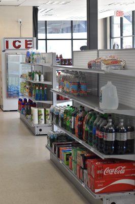 Soda,Ice ,Daily Amenities,soap,drain opener and much more