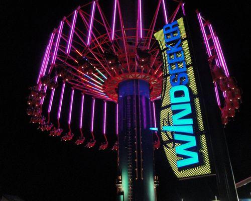 Windseeker Amusement Park Sign