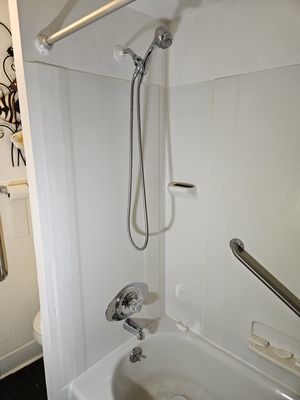 New diverter and trim, customer wanted to keep the hand held shower head