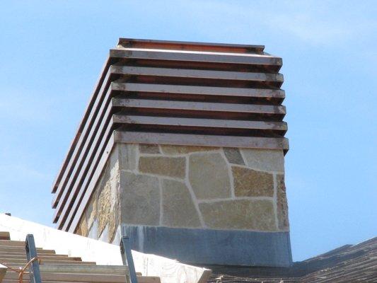 Bronze chimney cap