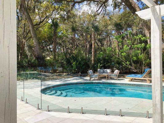 Glass Pool Safety Fence