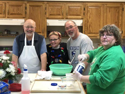 Cooking a community meal