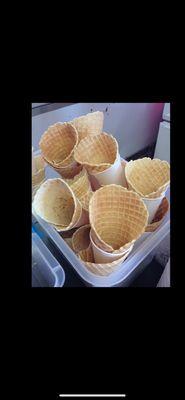 Home made cones!!!!!