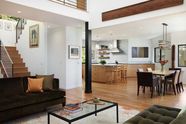 Every space in this Portland home interacts with nature, giving the home a serene and peaceful vibe.