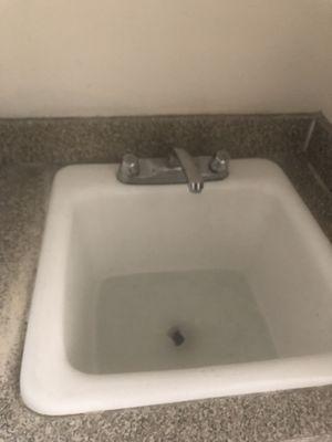 clogged sinks for weeks