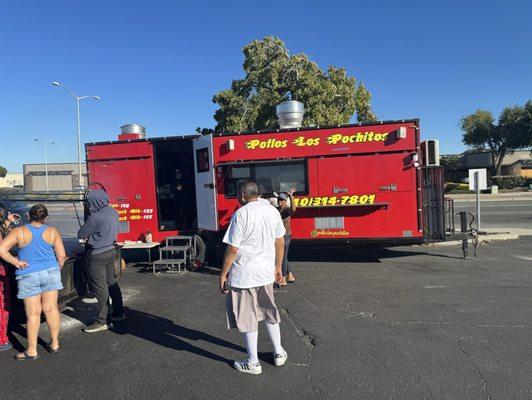 Food trailer.