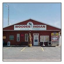 Wooden Indian Pawn & Gun