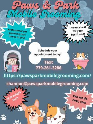 Paws & Park Mobile Grooming