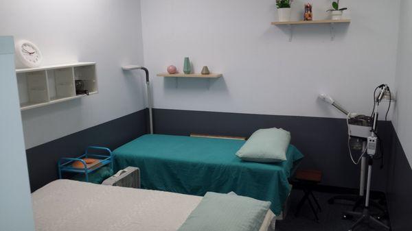 Comfortable treatment rooms