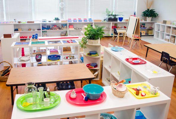 Our primary classroom at Montessori Leadership Institute