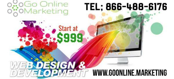 Websie design starting at $999