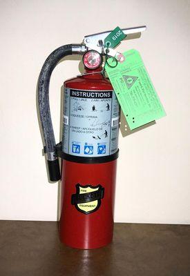 CERTIFIED FIRE EXTINGUISHER