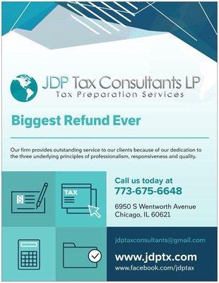 JDP Tax Consultants LP has been a beckon in our community.