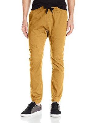 Southpole Men's Basic Stretch Twill Jogger Pants