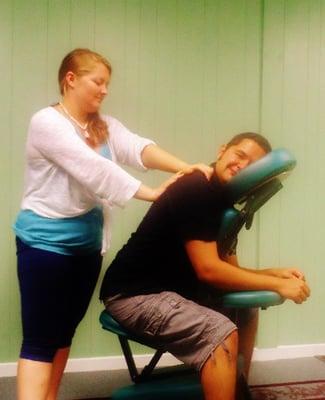 Chair/seated massage