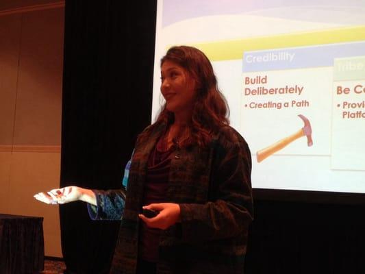 Social Media Trainer Dawn Jensen of Virtual Options covers creating visibility online.