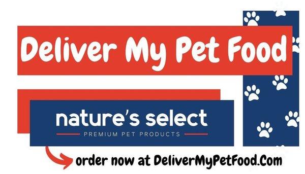 The website says it all - www.DeliverMyPetfood.com  serving Natures Select Pet food in TN KY AL.