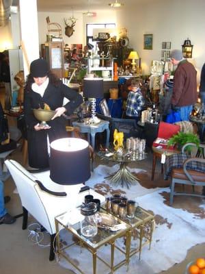 Vintage Bazaar Black Friday Pop-Up Boutique in Logan Square, 2010.