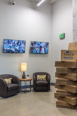 At Urban Storage - Capitol Hill, each unit comes standard with high tech security features!