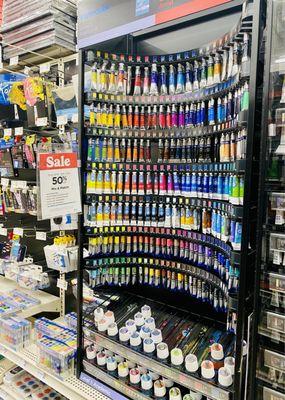 Arts Supplies on sale 50% off yeah! :))