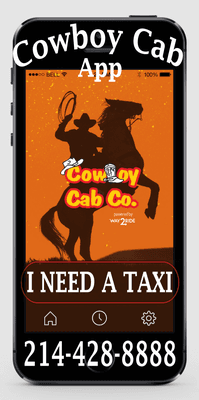 You can now download our Cowboy Cab App on Google Play & Apple App Store!