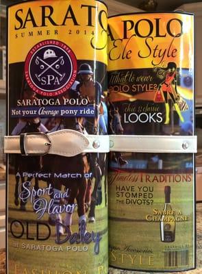 Limited Edition Saratoga Polo purse. Available at Saratoga Polo and mareleboutique.com.