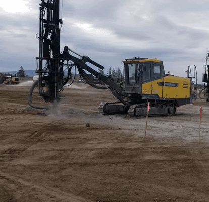 Quality Drilling & Blasting on the job, making the hard jobs possible.