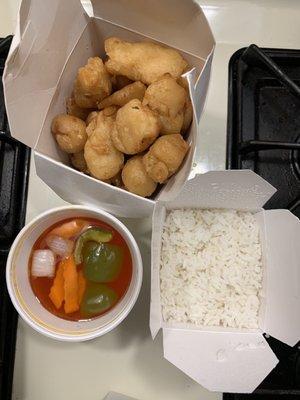 Sweet and Sour Chicken $9.55 large