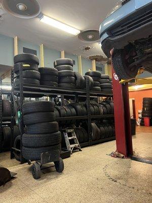 New and used tire selection with fair prices