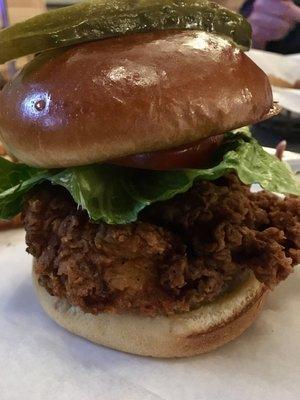 Fried chicken sandwich