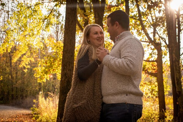 Fall engagement session @ Audubon State Park - Henderson, KY