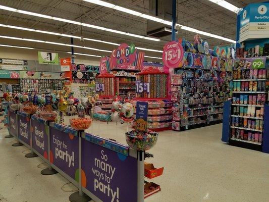 The front end caps of the store. Notice the candy for $1 deal they have. #Toothdecay! :P