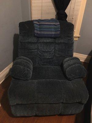 The Cool Blue Bedroom #2
 Lazy-boy recliner