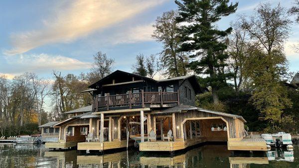 Their boat house is 100+ years old