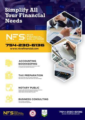 Simplify All Your Financial needs...  Tax Preparation | Notary | Accounting