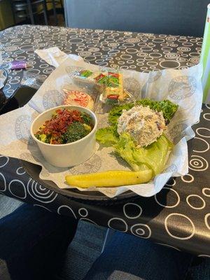 Olivia's Old South Chicken Salad and Broccoli Salad