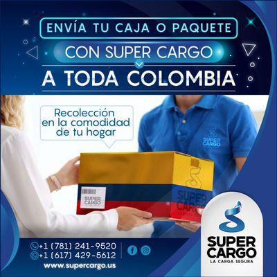 Somos expertos en enviar a Colombia, contáctanos y entregamos tus encomiendas al domicilio que elijas.