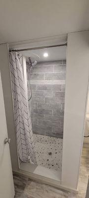 This shower turned out amazing.