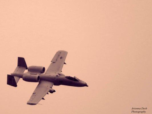 A jet performing in Maryland  Fleet Week & Air Show 2018.