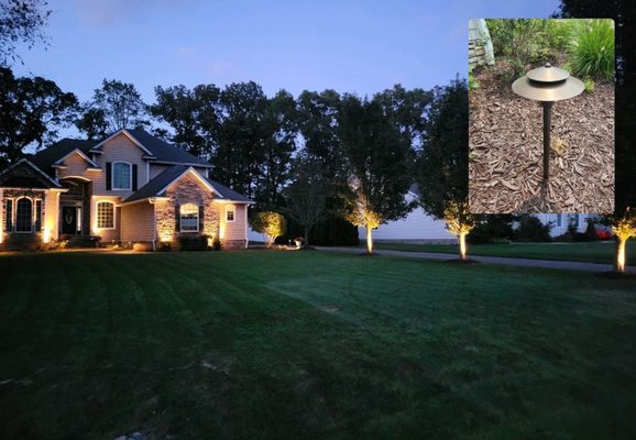 Outdoor lighting: Enhance your landscape's beauty and safety with our outdoor lighting solutions...