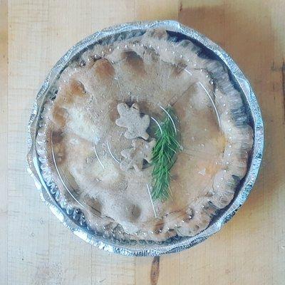 Chicken pot pie dinner take home and bake! Yum!