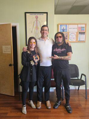 Musicians: Eric McFadden and Kate Vargas of Sgt. Splendor were in town for a show.