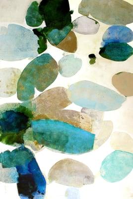 Shore at Tamarindo by Mixed Media Artist, Meredith Pardue